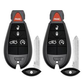 01fc-ykq-089 Kible 2 Remote Car Key Fob For 2008-2013 Jeep Grand Cherokee /dodge Charger Challenger