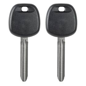01fc-ykq-118 Kible Pair Uncut Ignition Car Key Transponder Chip 4d-67 For 2003 - 2010 Toyota Camry