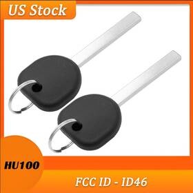03fc-ykq-064 Kible 2x For 2015-2021 Gmc Canyon / Chevrolet Tahoe Replacement Uncut Key Blade Id46