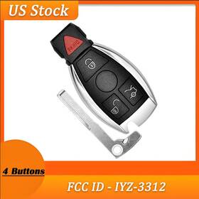 03fc-ykq-078 Kible Replacement For 1997-2014 Mercedes Sl Series/sprinter/300 Series Key Fob Remote