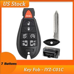 03fc-ykq-178 Kible For 2010 - 2012 Volkswagen Routan / Dodge Caravan Grand Key Fob Obd