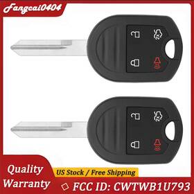 04fc-ykq-020 Kible Replacement For 2003-2017 Ford Expedition Taurus Remote Car Keyless Key Fob Pair