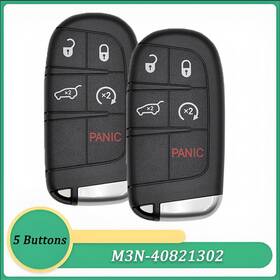 05fc-ykq-087 Kible 2x For 2014 2015 2016 2017 2018 2019 2020 2021 2022 Jeep Grand Cherokee Key Fob