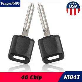 06fc-ykq-163 Kible 2pcs Transponder Key For 2004 2005 2006 2007 - 2014 Nissan Armada /titan 46 Chip