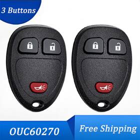 07fc-ykq-108 Kible 2 For 2007-2013 Gmc Sierra Yukon / Chevy Tahoe Avalanche Car Remote Key Fob 3btn