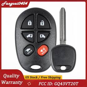 Ykq-117-f04 Kible Ykq-153 Replacement For 2004 - 2010 Toyota Sienna Van 3.5l Key Fob Remote 6 Buttons