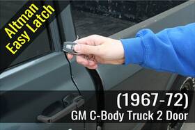Klassic Keyless 27-91301-22 Gm C-body Truck 2 Door 1967-1972 Altman Easy Latch Ent