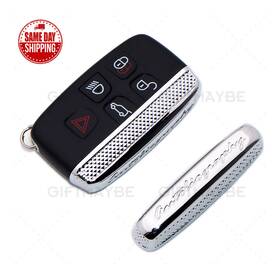 Gk5m-198370-aa L.r Remote Fob Land Rover Metal Key Side Cover Shell Range Sport Evoque Chrome