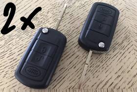 Lndrovr002 Land Rover 2x Remote Key Shell Fob Keyless Lr3 Lr4 Range Sport Discovery