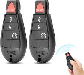 Bcus002 Larsebei Remote Key Fob Replacement Pack Of 2 Compatible With Dodge Ram