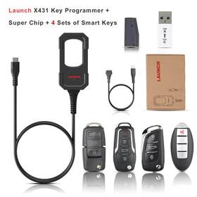 Sk413k01 Launch X431 Progarmmer Remote Maker Super Chip 4pcs Smart Key For Immo Plus
