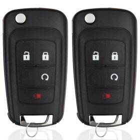 Lecv4032 Lehicriar Car Key Fob Replacement Ignition Vehicles Compatible With 2010-2016 Black
