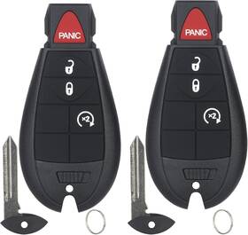 Ledd4022 Lehicriar Key Fob Replacement Compatible With 2013-2021 Dodge Ram 1500 2013-2018 Black