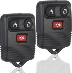 Lefd3032 Lehicriar Key Fob Remote Replacement Compatible With Ford 2000-2014 E150 Escape Black