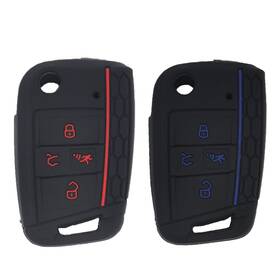 Lemsa 611851619886 2pack Soft Silicone Flip Key Fob Cover Case Bag Holder Shell For 2020 2