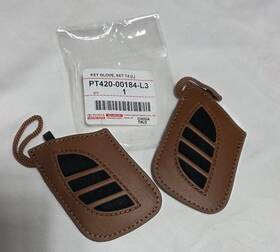 Pt420-00184-l3 Lexus Oem Smart Key Gloves Covers / Brown Set Of 2 /brand New