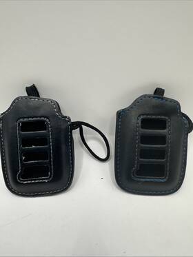 Rc-lex-00162l1 Lexus 2x Oem Black Smart Key Fob Remote Cover Leather Gloves Pt420. F Sport Logo