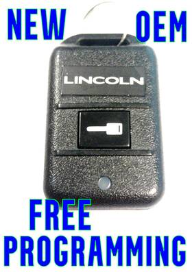 Ibp705 Lincoln New Oem Code Alarm Keyless Remote Start Fob 1 Button Red Led Goh-pcmini