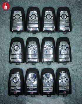 M3n-a3c054339 Lincoln Nl-15k601-ea Lot Of 12 Oem Navigator Remote Entry Smart Keys Used Bulk