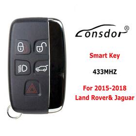 Sa2036ea Lonsdor Jlr Smart Key 433mhz Fit For Land Rover/jaguar 2015-2018 5 Buttons