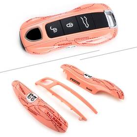 Lookppppt 613654213896 Pink Pig Case Shell Cover For Porsche Cayenne Panamera 911 Remotes Key Fob Us