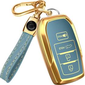 La.kfcl.toyota.b4.wt Lucrum Toyota Corolla Key Fob Cover - Tpu Case For Avalon Camry Prius 2019-2024