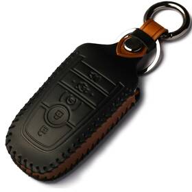 Lygkmu 768825666954 Ford F-150 Mustang Key Fob Cover Compatible Keyless Remote Control - Black