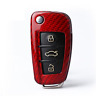 M.jvisun-kc-c80013adb Genuine Carbon Fiber Key Fob Cover For Audi 690001387301