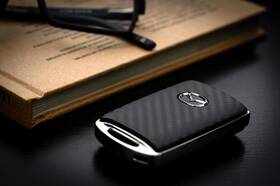 C9n1v0450 Mazda 2025 Key Fob Cover Carbon Fiber - Genuine Accessory