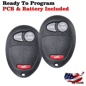 0335583 Mecautocarkeys 2 For 2001 2002 2003 2004 2005 Chevrolet Venture Car Keyless Remote Key Fob