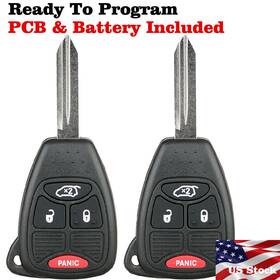 Mecautocarkeys 607789758063 2 For 2011 2012 2013 2014 Chrysler 200 Keyless Entry Key Car Remote Fob