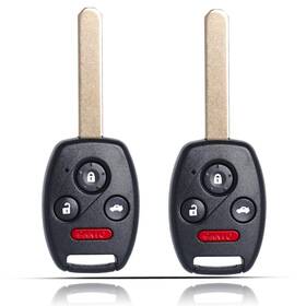 Acco-oucg-6273 Mechanmagic Key Fob Remote Replacement Fits For Accord 2003 2004 2005 Black