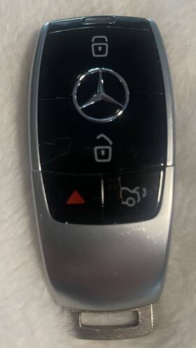 2019-e350 Mercedes-benz Oem Keyless Remote Fob Uncut Key Iyz-ms2 Black Glossy