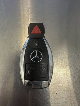 K3333d Mercedes-benz 4 Button Smart Keyless Remote Fob Chrome