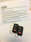 525-3btn-pan Mits Mitsubishi Two Keyless Entry Key Fobs Brand New Eclipse Endeavor