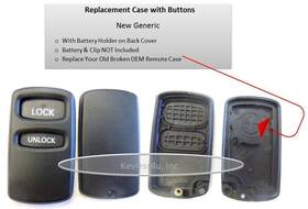 Oucg8d-525m-a Mitsubishi G8d-525m-a6 Case Shell Buttons Keyless Key Fob Galant Remote 525m Entry Transmitter Clicker