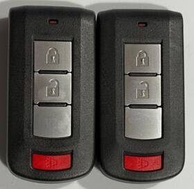 Oucghr-m015-mint Mitsubishi Oucghr-m015 Smart Keyfobs 3b Oem Lot Of 2