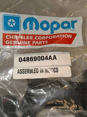 04869004aa Mopar Genuine Oem # Trailer Tow Package Wiring