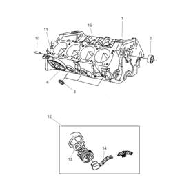 4746001ac Mopar Genuine Engine Gasket Package