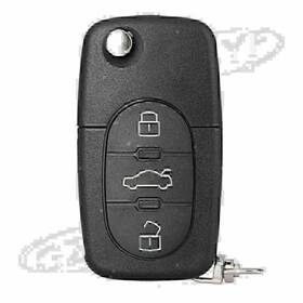 Motorshop168 550726364110 Car Auto 3 Buttons Remote Key Fob Shell Case Keyless For Audi A2 A3 A4 A6 A8 Tt