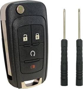 Key033 Mr Ironstone Key Fob Case Shell Replacement Fits For Chevrolet Chevy Equinox Sonic Trax Terra