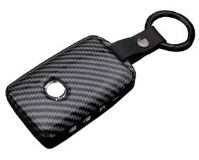 Cx-30 Muxkenper 770456132166 Key Fob Cover For 2019-2021 Mazda 3 Cx-5 Carbon Fiber Black