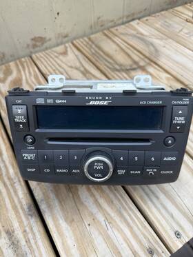 281185-jm00b Nissan 2008-2011 Rogue Oem Factory Cd Radio Deck Face Plate Py00f