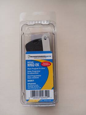 N102-ek Nissan 84061 New Transponder Cut Key
