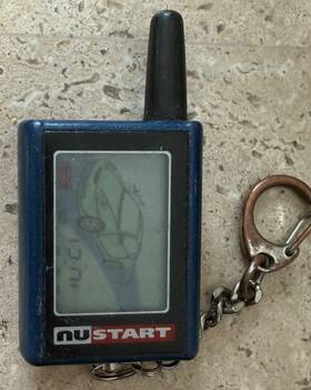044jma580 Nustart 2-way Lcd Security Alarm Keyfob Transmitter 4b Nu3000r