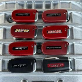 2001230 Oem Red Srt Hellcat Key Fob Redeye Demon Trackhawk Trx For Dodge