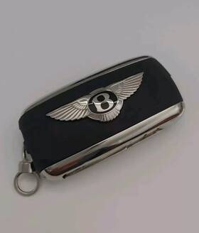 3w0959753bm Oem Genuine Factory Bentley Part Cut Key Continental Gtc Flip Fob Remote Transmitter Valet 2 Butt