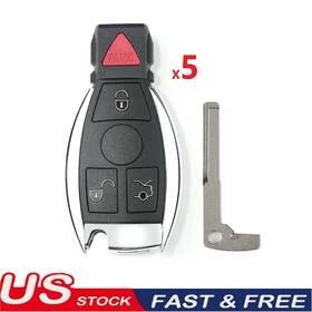 Sa1794-b Oem 5pcs Fit For Benz Smart Key Shell 4 Button With The Plastic