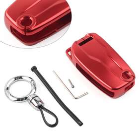 Mts1260s Oginodaisukeusa 211310396961 Key Case Shell Cover Aluminum Fit Ducati Diavel Mts1260s/950s/1260 Enduro Red
