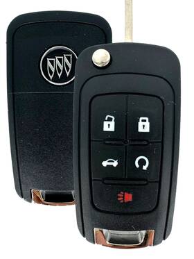 R4l782 Oht01060512 New Flip Key Remote Start Fob For Buick Lacrosse Encore Regal Verano Allure